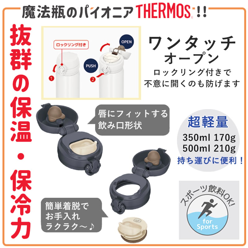 送料無料！水筒の色が選べる!! 名入れ イニシャル 水筒 サーモス 350ml 500ml 保冷 保温 プレゼント ギフト 誕生日 贈り物 持ち運び 実用的 ギフト 携帯マグ マイボトル【お絵かき水筒 simple line】