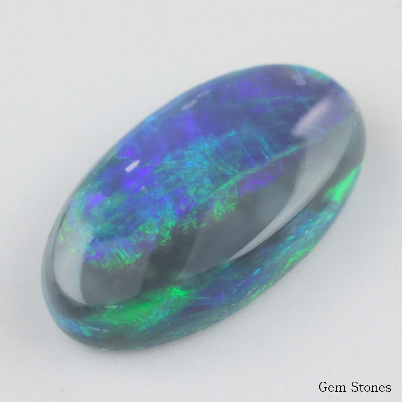 ブラックオパール 0.662ct ルース 裸石 宝石 イエロー グリーン レッド オレンジ ブラック オパール オーストラリア産  プレゼント 誕生石 10月 オリジナル ジュエリー コレクション