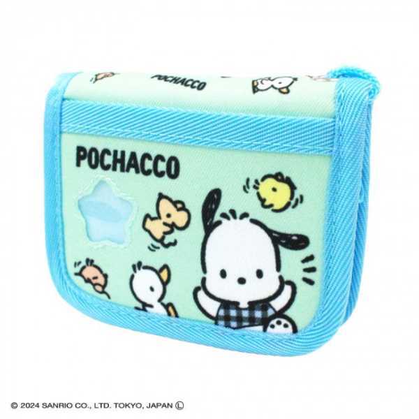 財布 ポチャッコ 子供用 キッズ ネックひも付き 小銭入れ カードポケット 札入れ サンリオ キャラクター グッズ 雑貨 幼稚園 小学生 女の子 男の子 プレゼント ギフト サンリオ正規ライセンス品