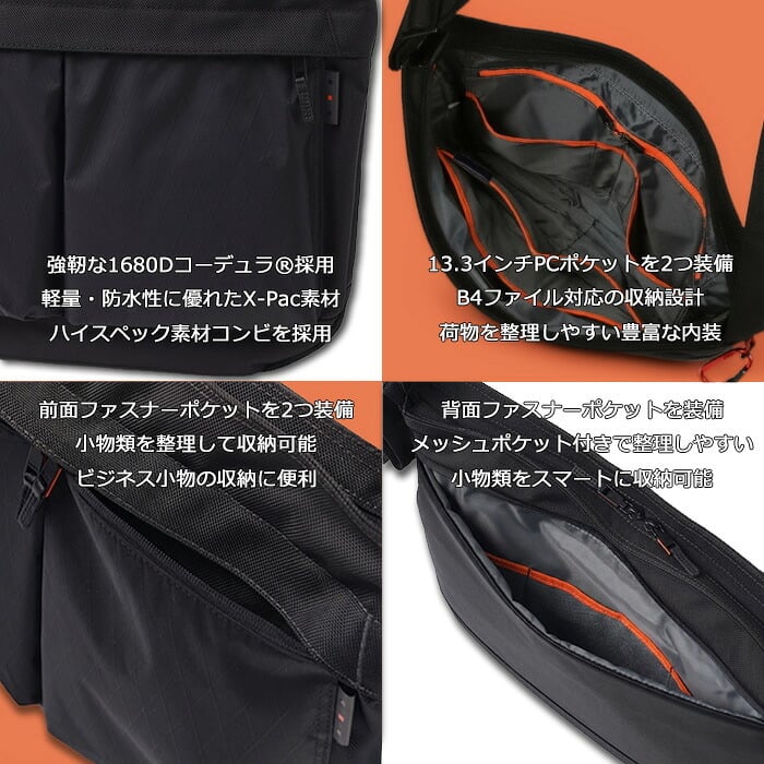 ISIT イズイット isit X-PAC ショルダーバッグ B4 13.3インチPC対応 994102