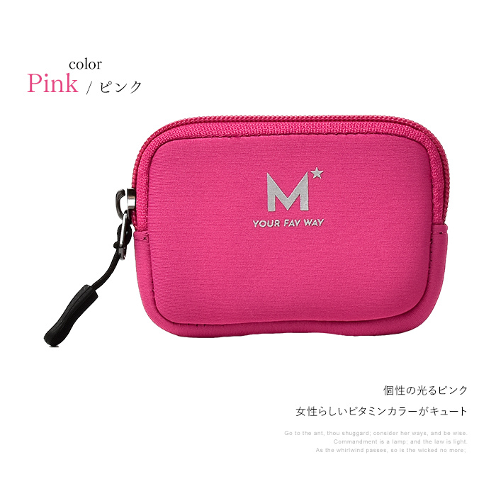 MIKASASTAR スクエアポーチ 小物入れ レディース キッズ ポリエステル コンパクト カジュアル スポーティー キュート プレゼント