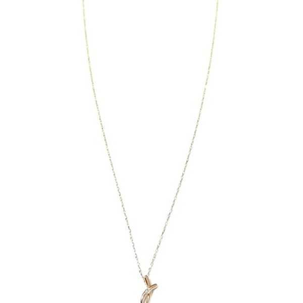 イニシャル ネックレス K18 ゴールド ダイヤモンド 0.01ct ペンダント アルファベット L ダイヤ 18金 レディース ジュエリー アクセサリー ギフト プレゼント