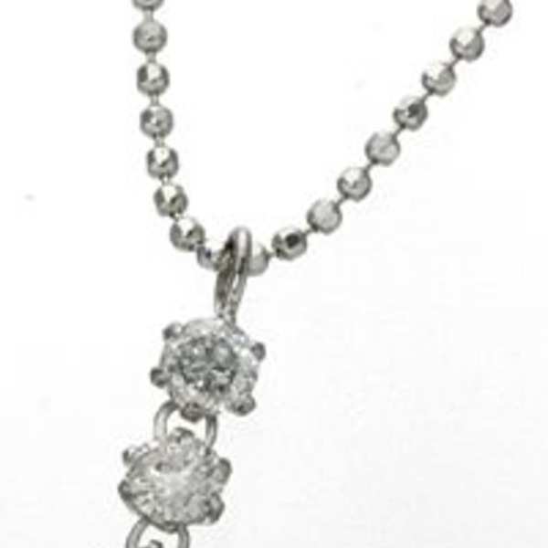純プラチナ 0.25ct 3ストーン ダイヤモンド ネックレス 鑑定書付き ペンダント レディース ダイヤネックレス シンプル プラチナ999 Pt999 記念日 誕生日 プレゼント