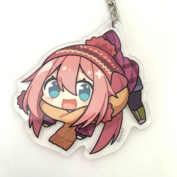 ゆるキャン△ なでしこ 各務原なでしこ つままれアクリルキーホルダー キーリング