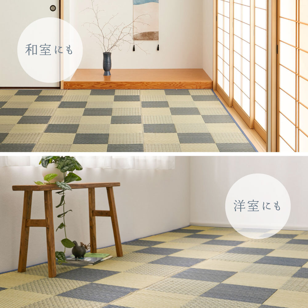 夏ラグ 夏用カーペット 国産い草カーペット せとのと 倉ノ戸 本間 2帖 2畳 柄上敷き 花ござ い草ラグ