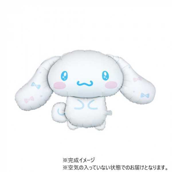 ダイカットバルーン シナモロール リボン サンリオ キャラクターズ 風船 ビッグサイズ 特大 飾り付け パーティー イベント 誕生日 お祝い デコレーション 子供部屋 インテリア 撮影小物 映え グッズ サンリオ正規ライセンス品