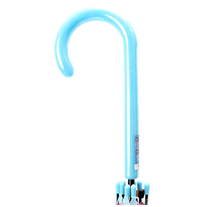 ビニール傘 オシャレ 通販 傘 透明 半透明 長傘 ジャンプ傘 雨傘 ジャンプ レディース 58cm 58センチ 通学 通勤 POE 大人 かわいい 柄 パターン 丈夫 グラスファイバー骨 レディース雨傘
