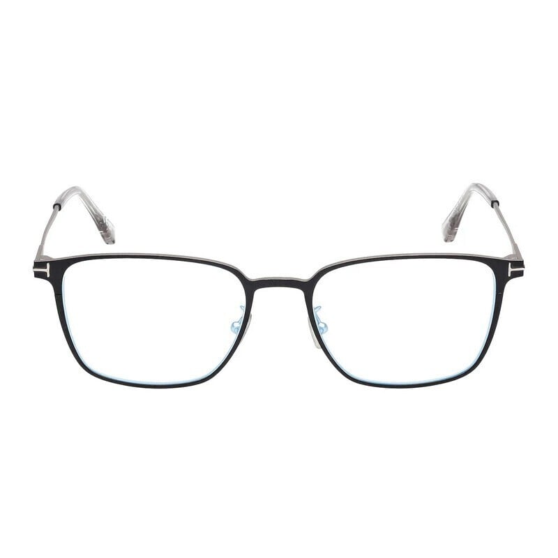 【送料無料】トムフォード TOM FORD TF6055DB 002 Matte Black×Silver メガネフレーム  男性女性向けギフト 彼氏彼女へのプレゼント 父の日 誕生日 上司や同僚への贈り物 記念日や就職祝いに最適｜高級ブランドアイウェア 新品未使用 ラッピング対応 送料無料 専用ケース付 -