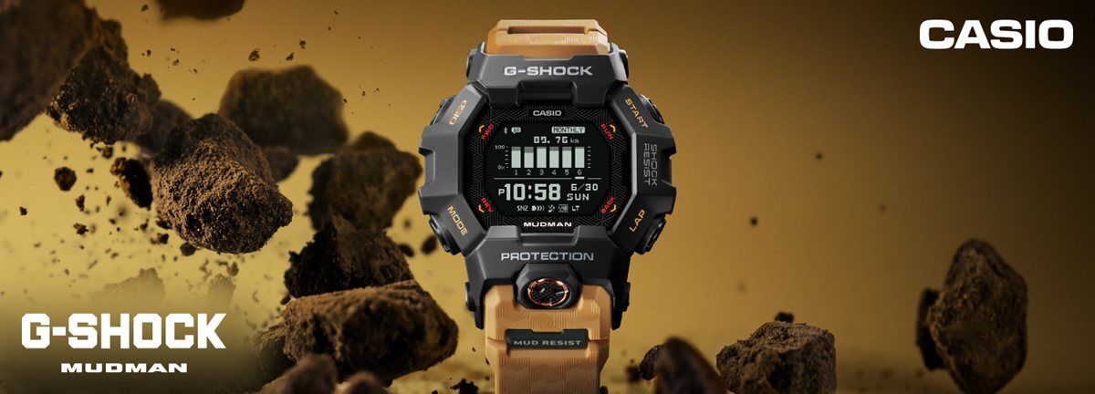 G-SHOCK デジタル カシオ Gショック マッドマン MUDMAN 腕時計 メンズ MASTER OF G GDG-B100-1A5JF【2026 新作】
