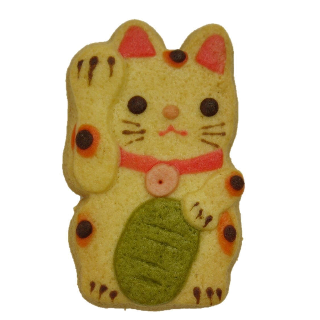 ねこちゃん好きの方へのお礼の贈り物に！クッキーギフト【まねきねこ掛け紙付】(3種入り) [cat3-orei]