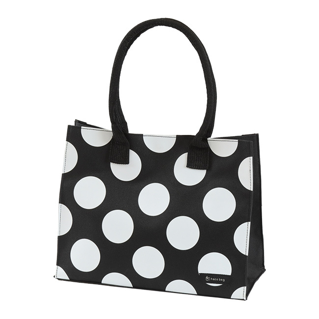 haco bag Sサイズ サイドボタン付き[ハコバッグ トートバッグ マチ広め レディース 通勤 トート 持ち手 長め バッグ 底板付き バック 鞄 かばん ハコバック hacobag カバン 大容量 軽量 軽い 自立 自立する 底板 マチ 広い]