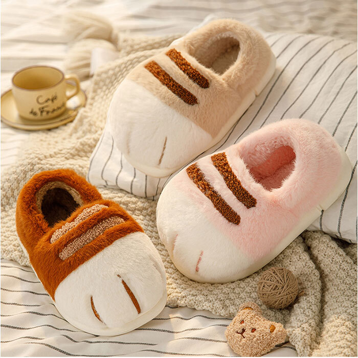 ルームシューズ もこもこ 通販 かわいい スリッパ 猫 室内スリッパ 室内履き ルームスリッパ 暖かい あたたかい ねこ 猫の爪 滑り止め 柔らか ふんわり 保温 防寒 前詰まり 猫スリッパ ふわふわ 秋 冬 可愛い レディース メンズ 新生活 来客用