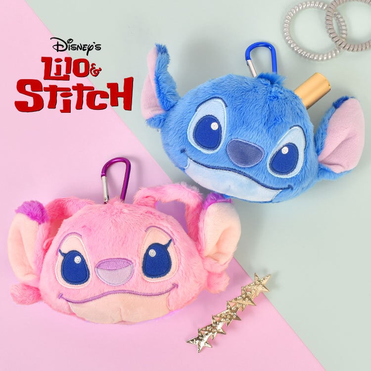 くまのプーさん スティッチ カラビナ付き ぬいぐるみ ファスナーマスコット ポーチ ディズニー キャラクター プーさん エンジェル 小物入れ ミニポーチ マスコットポーチ ぬいぐるみポーチ キーホルダー 小銭入れ イヤホンケース かわいい 学生 女子 通学 通勤 プレゼント