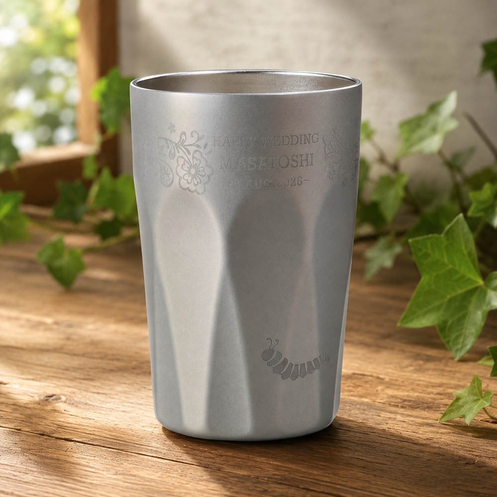 敬老の日 名入れ ペアギフト SXX THERMOS サーモス 真空断熱ダイヤカットロングタンブラー 食洗機対応モデル 400ml ピンク シャンパンゴールド 2点 ギフトBOX入り / プレゼント ギフト 両親 夫婦 結婚 金婚式 銀婚式 退職 記念 誕生日 長寿 祝い