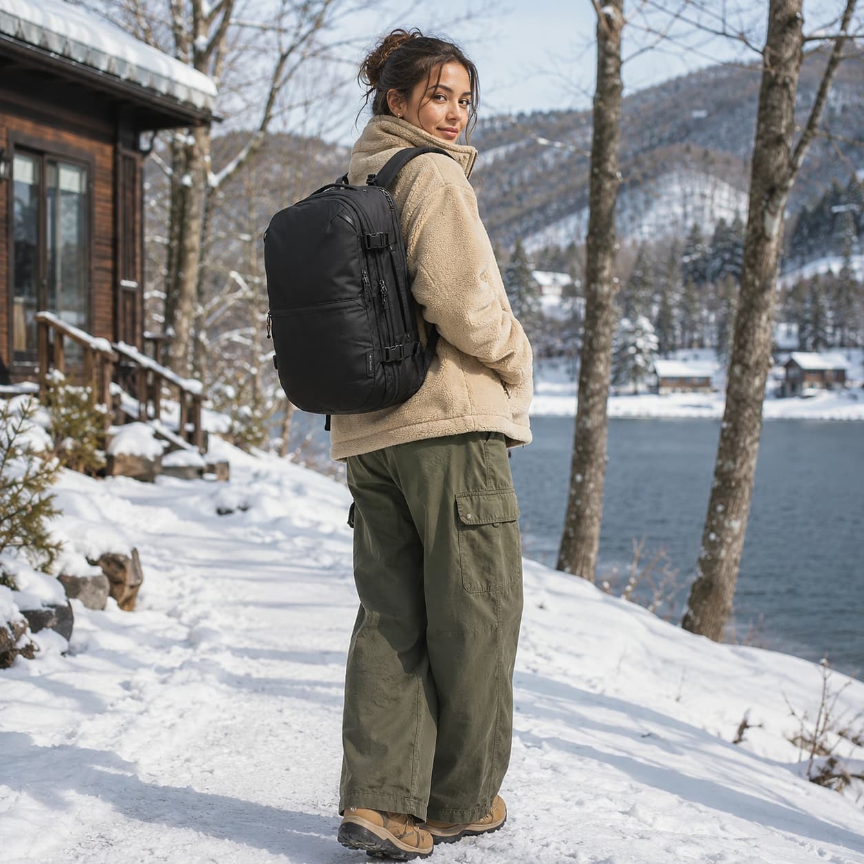 Columbia リュック 大容量 Tyger Brook トラベルバックパック 40L リュックサック 普段使い 使いやすい レディース メンズ ギフト プレゼント ブラック pu7261