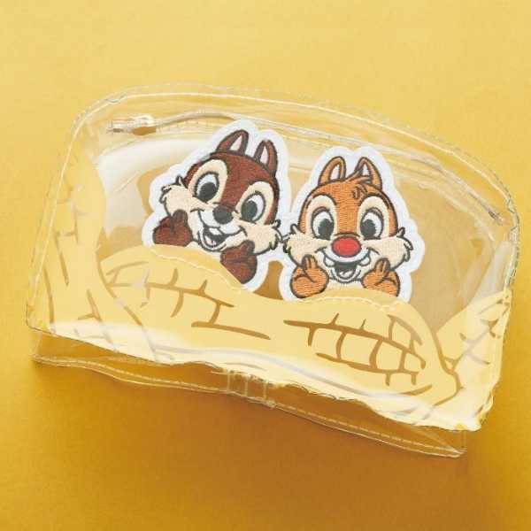 チップ＆デール ポーチ クリア 透明 自立式 キャラクター グッズ 雑貨 ディズニー 小物入れ 化粧ポーチ メイクポーチ 文房具入れ ペンケース トラベルポーチ 整理 収納 おしゃれ かわいい 大人向け プレゼント セトクラフト