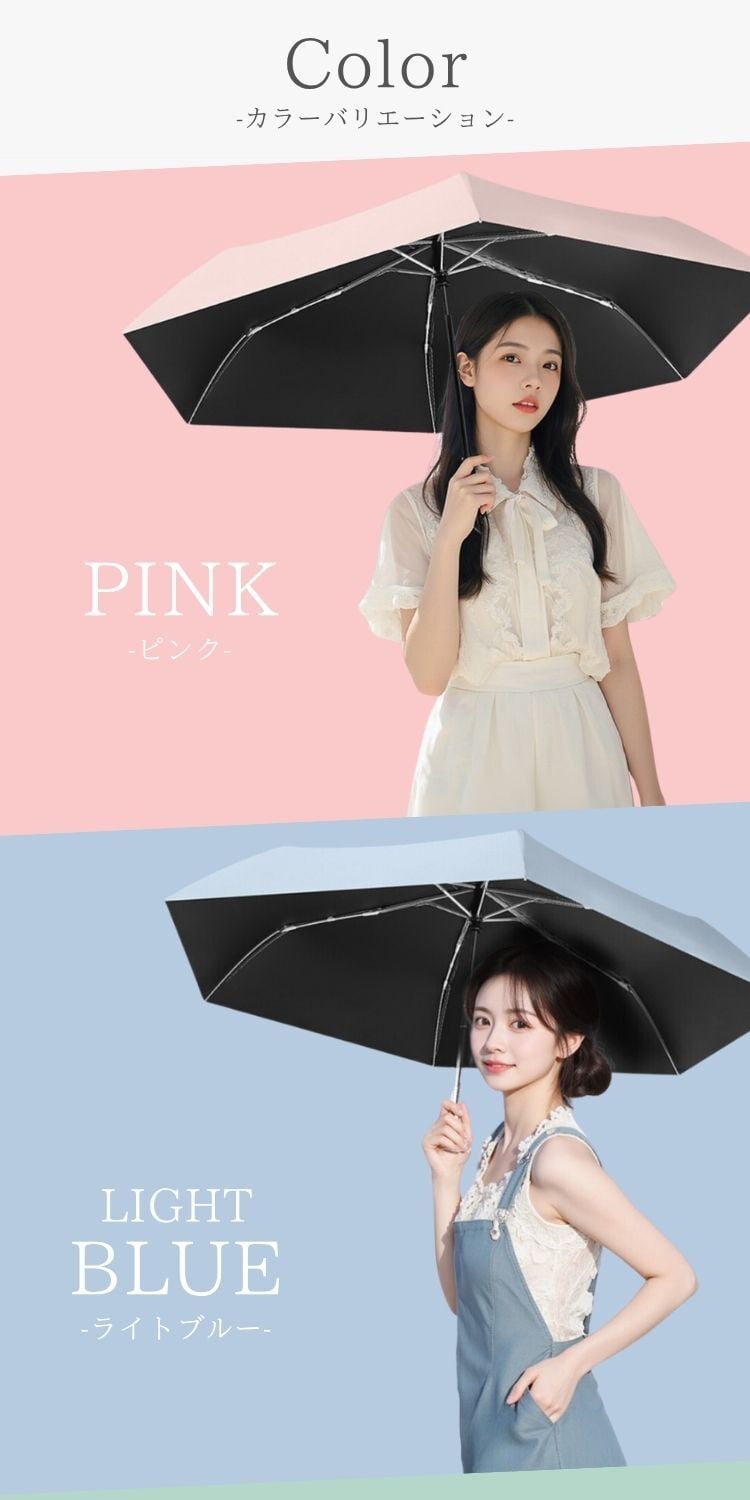 Prv★雑誌掲載★10%OFF価格3980円→3582円★【 スマホより軽い220g / 体感温度-15℃ 折りたたみ傘 】晴雨兼用 自動開閉 大きい 濡れない 102cm 超撥水加工 ワンタッチ 日傘 uvカット99% UPF50+ 遮光 遮熱 断熱 軽量 コンパクト 丈夫 折り畳み傘 レディース メンズ 収納袋付 傘【送料無料/ラッピング可/即日発送】