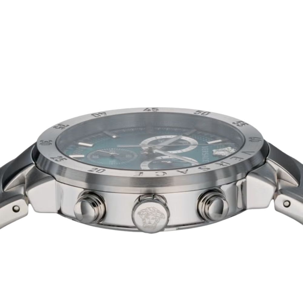 ヴェルサーチ 腕時計 メンズ アーバンミスティーク 1本限り クロノグラフ グリーン シルバー 44mm VERSACE URBAN MYSTIQUE スイス製 サファイアガラス プレゼント ギフト 成人 卒業 入学