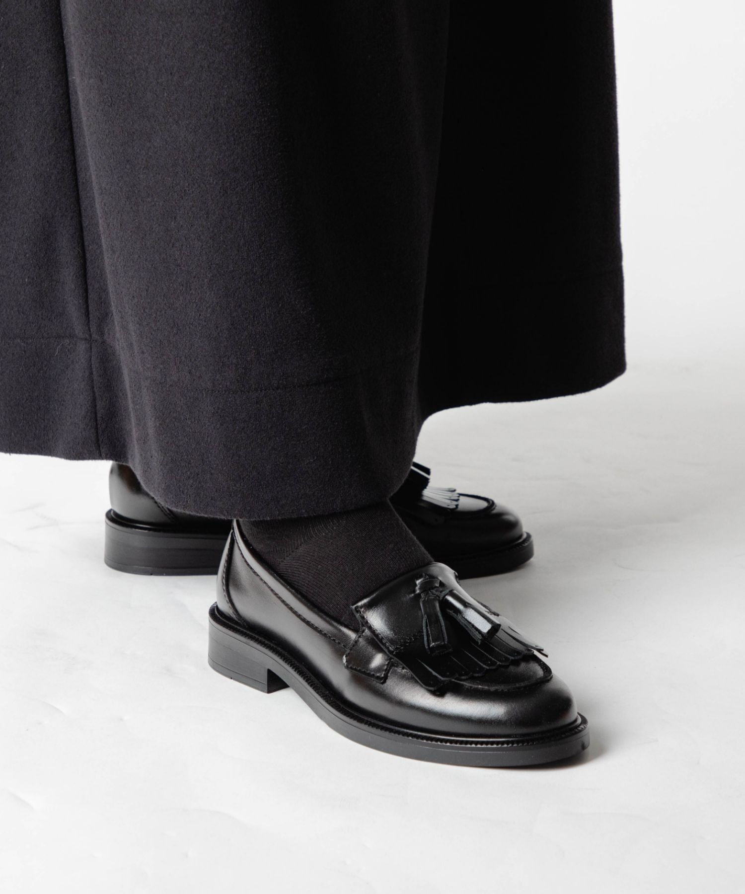 【正規品】 エネス ENESS KILT TASSEL LOAFERS キルト タッセル ST-4820 ローファー レザー レディース シューズ