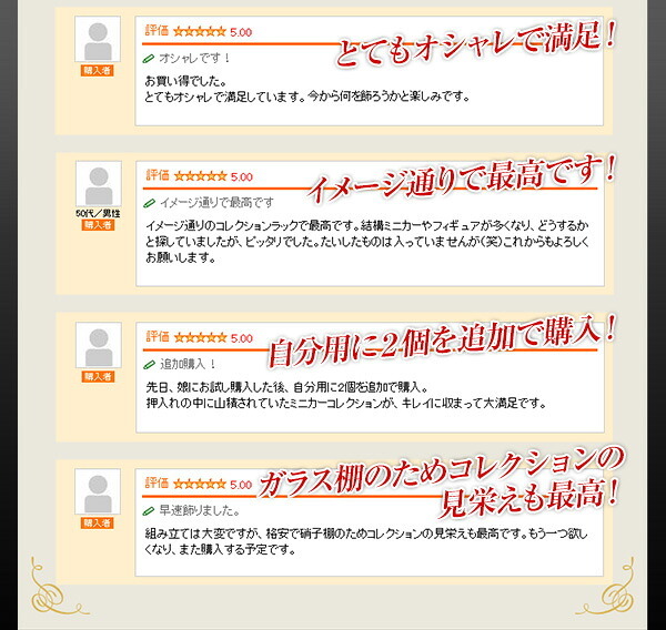 収納家具 ラック コレクション -Luke-ルーク 専用ミラー2枚セット ハイタイプ用/深型・浅型共通 CLR-485M--TU ホワイト 幅44×高80×厚0.3cm ホームテイスト コレクションケース ディスプレイケース ガラスケース ショーケース