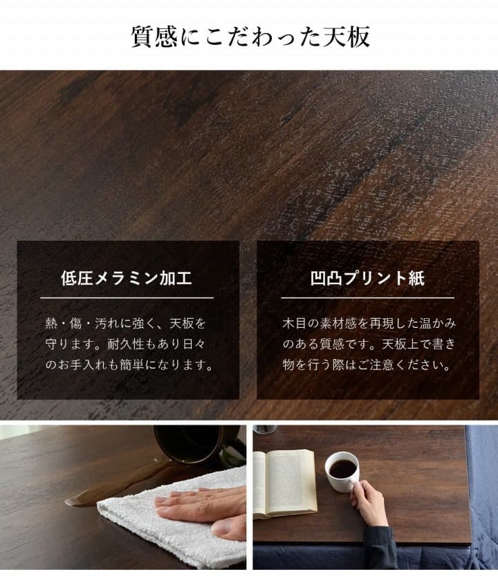 こたつテーブル こたつ台 ヴィンテージ 約80×60cm テーブル 机 ロータイプ 一人暮らし 新生活 コタツ 炬燵 ローテーブル センターテーブル 暖房テーブル こたつ台テーブル こたつ用品 冬用 あったか リビング 和室 冬物 暖房家具