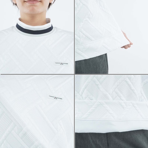 トミーヒルフィガー ゴルフ レディース キルトジャカード モックスウェット TOMMY HILFIGER GOLF THLA666 2026年秋冬モデル お誕生日祝い お祝い 記念品 30代 40代 50代 60代 母の日 お母さん 還暦祝い 敬老の日 彼女 人気プレゼント プレゼント