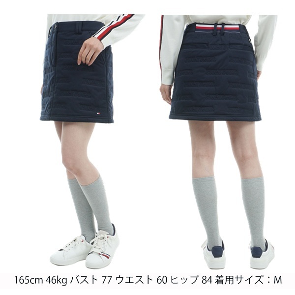 トミーヒルフィガー ゴルフ レディース ロゴ キルトパテッド スカート TOMMY HILFIGER THLA474 秋冬モデル お誕生日祝い お祝い 記念品 30代 40代 50代 60代 母の日 お母さん 還暦祝い 敬老の日 彼女 人気プレゼント プレゼント