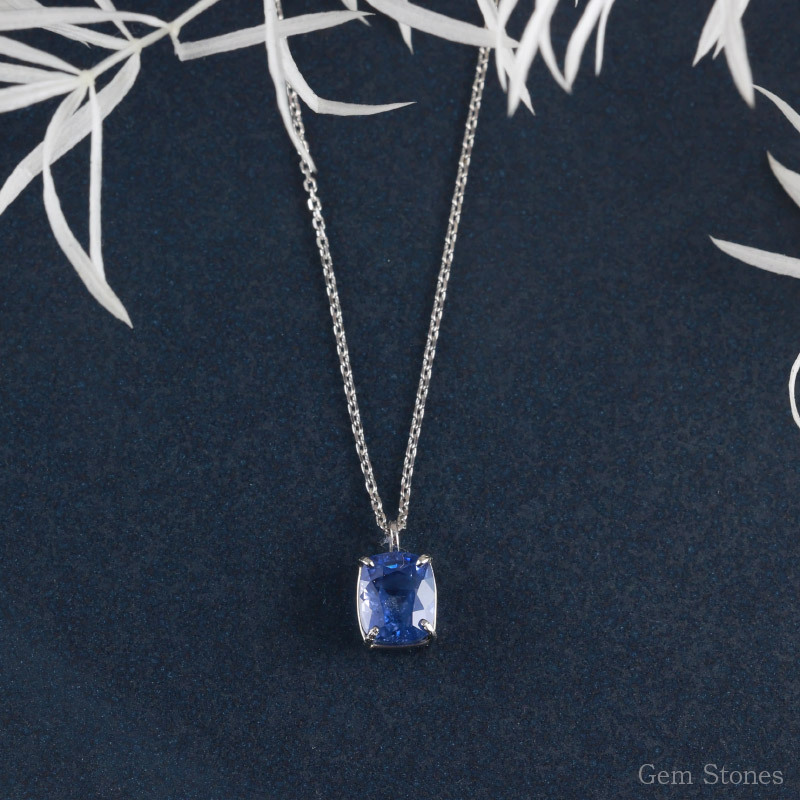 【完売致しました。】  非加熱 ブルーサファイア 1.61ct ネックレス ペンダント プラチナ Pt900 サファイアネックレス プラチナネックレス レディース 一粒ネックレス 9月 誕生石 サファイア ブルー プレゼント Drops