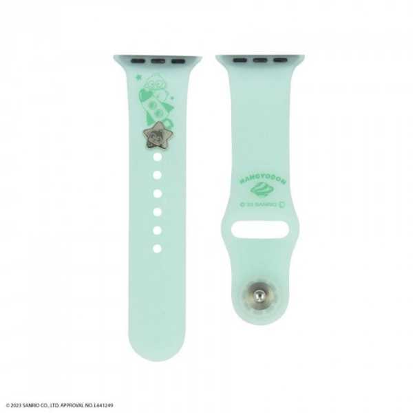 サンリオ Apple Watch バンド 41mm 40mm 38mm 対応 シリコン ベルト ハンギョドン キャラクター グッズ 交換用 チャーム付き 替えベルト おしゃれ かわいい サンリオ正規ライセンス品