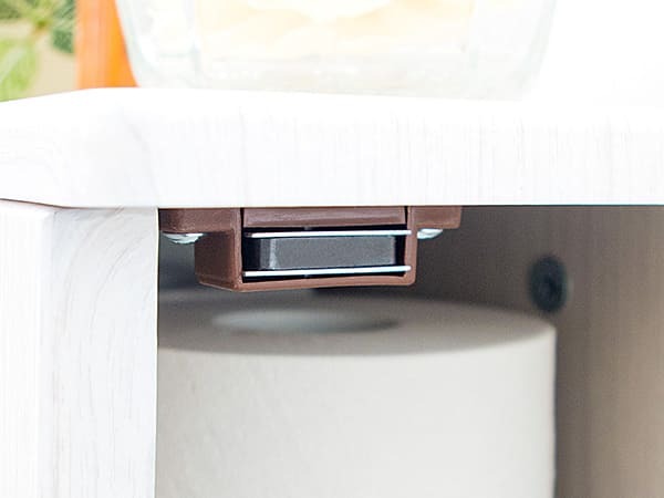 ラック スリムトイレ トイレ収納 トイレットペーパーストッカー ペーパーストッカー サニタリー サニタリー収納 掃除用具 可動棚 キャスター付き 木目柄 木目調 省スペース おしゃれ シンプル 北欧 ホワイト ナチュラル ブラウン 新生活