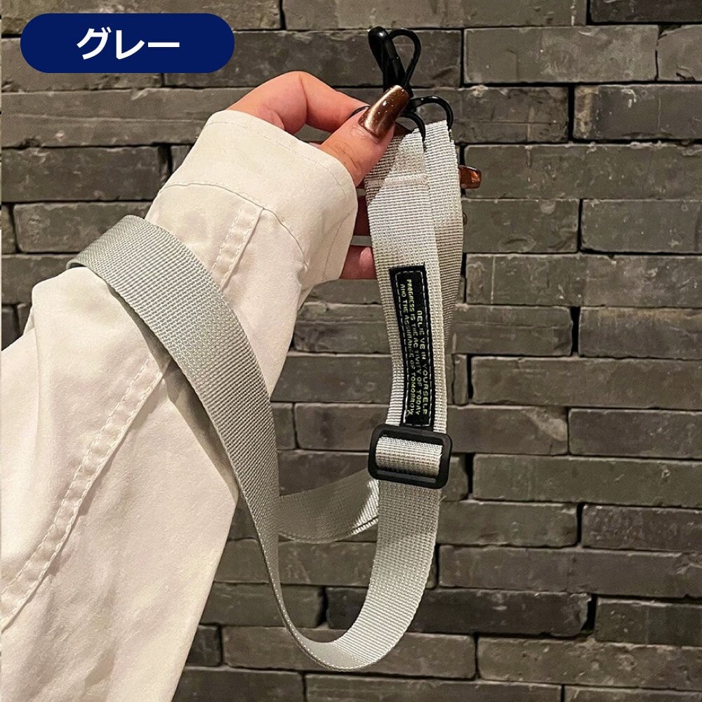 スマホショルダーストラップ シンプル スマホストラップ スマホ カラフル ショルダーストラップ バッグストラップ 付け替え バッグ おしゃれ かわいい ロゴ ショルダー ストラップ バッグショルダー メンズ レディース アクセサリー バッグベルト