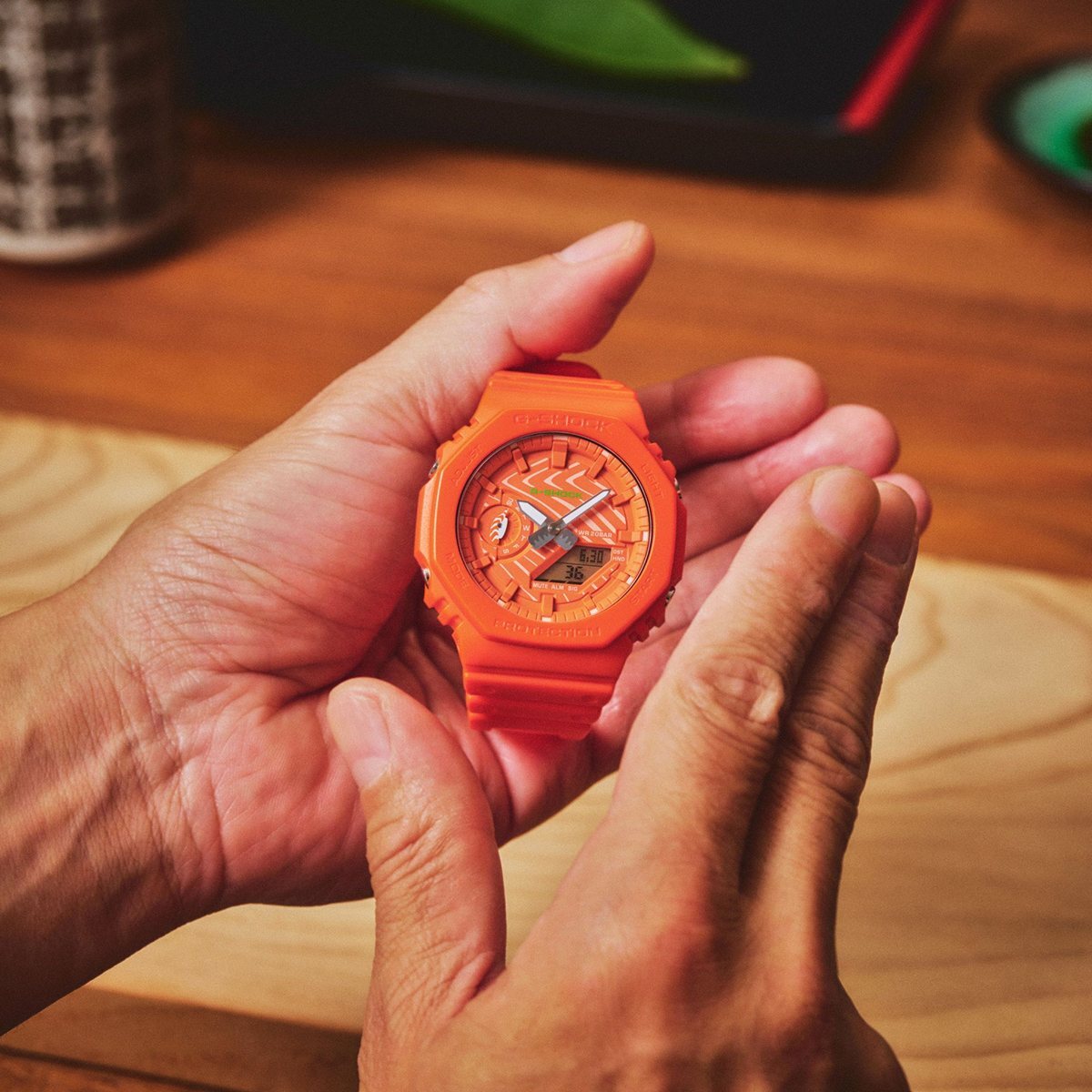 G-SHOCK アナデジ カシオ Gショック CASIO 腕時計 メンズ GA-2100SSH-4AJR 寿司 サーモン【2026 新作】