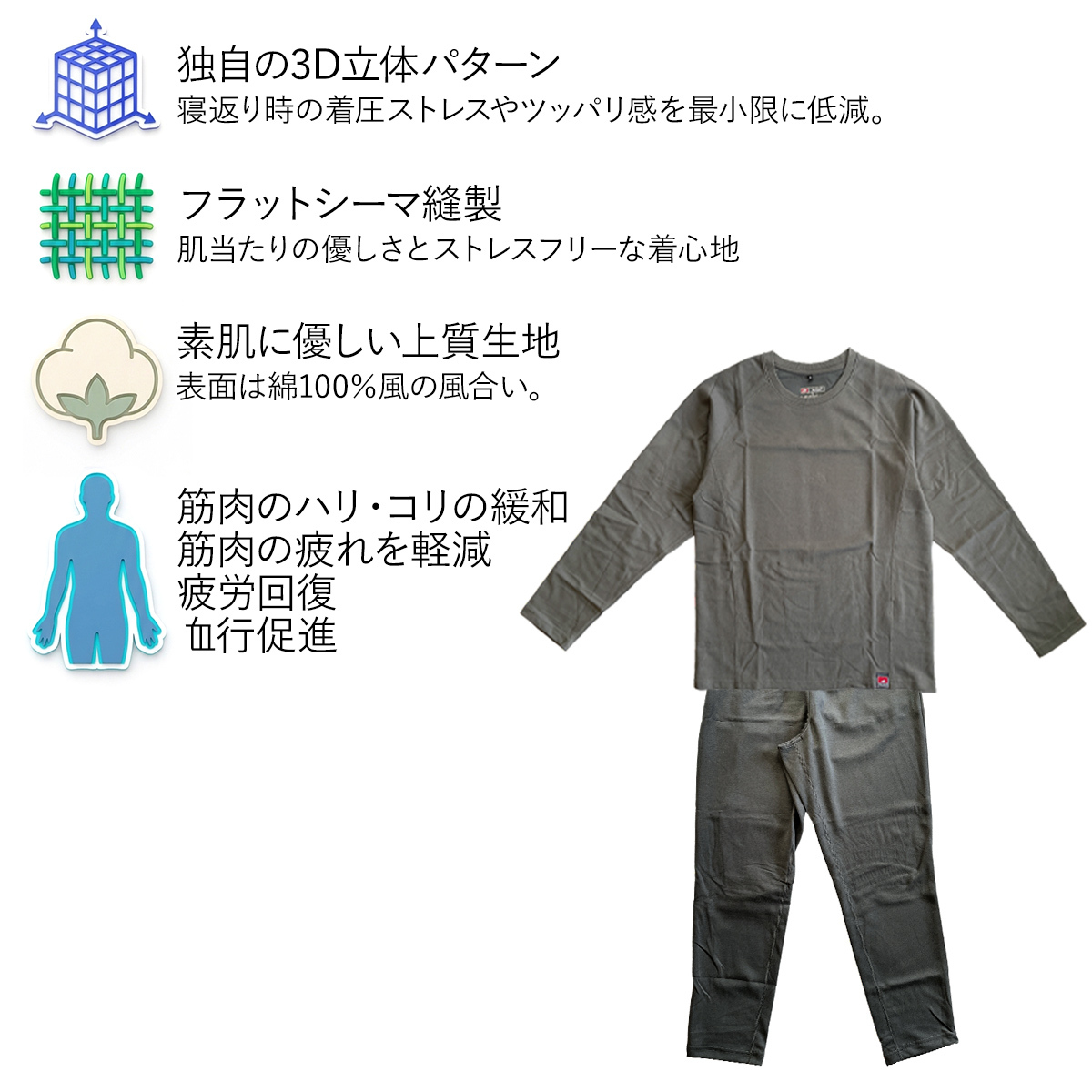 【敬老の日 ギフト】ワークマン リカバリーウェア 上下セット レディース 疲労回復 パジャマ ルームウェア 長袖 部屋着 血行促進 快眠 安眠 祖母 母 プレゼント おばあちゃん 60代 70代 80代 シニア 健康グッズ 実用的