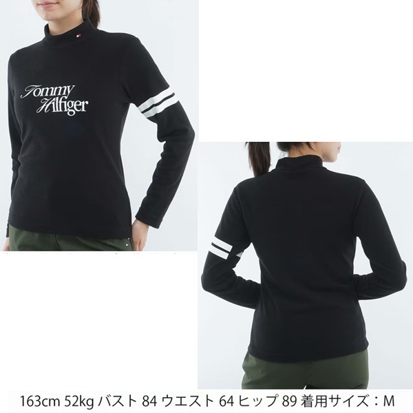 トミーヒルフィガー ゴルフ レディース 長袖 ニーラインモックシャツ TOMMY HILFIGER GOLF THLA670 2026年秋冬モデル お誕生日祝い お祝い 記念品 30代 40代 50代 60代 母の日 お母さん 還暦祝い 敬老の日 彼女 人気プレゼント プレゼント