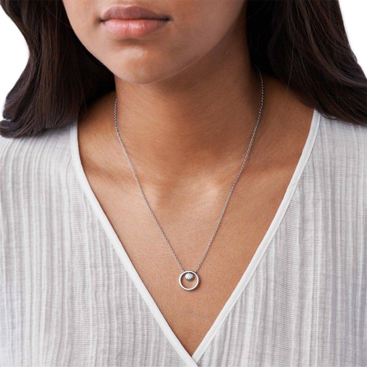 スカーゲン SKAGEN Linje Modern アクセサリー ネックレス シルバートーン レディース SKJ0833040