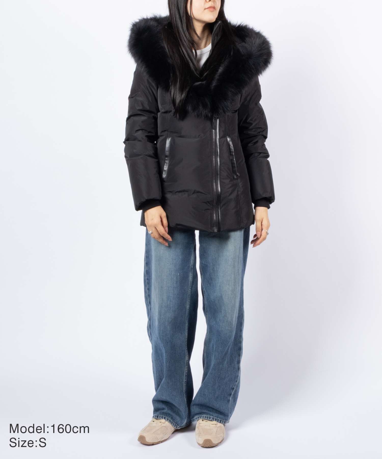 マッカージュ MACKAGE ADALI-BX HOODED DOWN COAT フーデッド ダウン コート ミドル丈 ダウンジャケット ファー レディース アウター