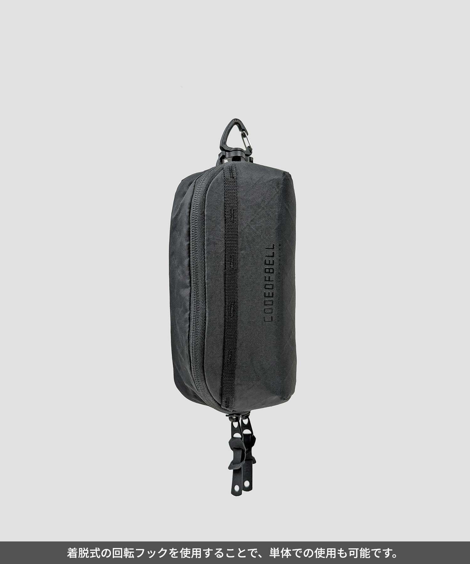 【正規品】 コードオブベル CODE OF BELL ANNEX ZIP POUCH アネックス ジップポーチ CODF-PCH-BLK コインケース 小銭入れ カラビナ ポーチ メンズ 小物