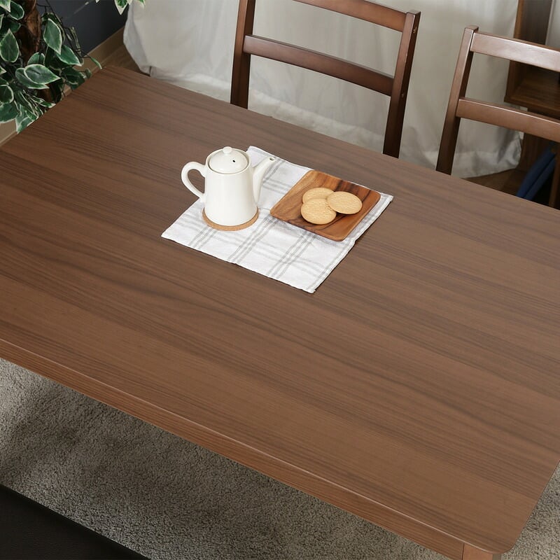 ダイニングテーブル モルト 120×75 ナチュラル・ブラウン 2色展開 食卓 カフェテーブル リビングダイニング おしゃれ シンプル 新生活 家具 インテリア 不二貿易