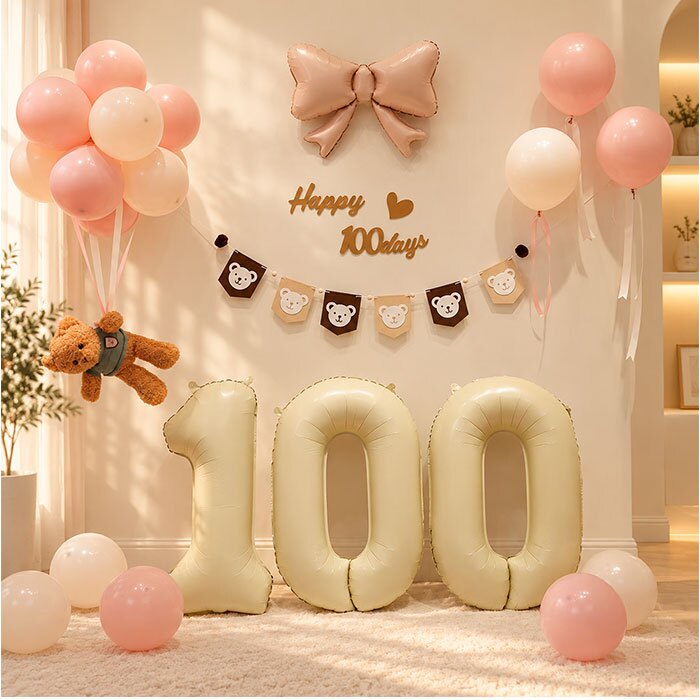 誕生日飾り付け 通販 ハーフバースデー 100日祝い飾り コンフェッティ スターガーランド 数字バルーン デコレーション バースデー パーティー 男の子女の子 1歳誕生日 おうちスタジオ 記念日フォト 室内装飾 インスタ映え 百日祝い