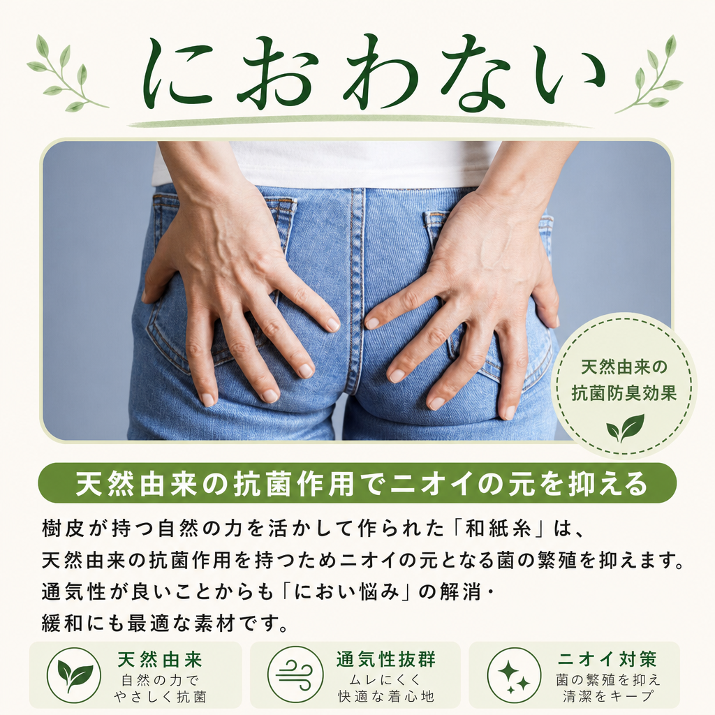 【ギフトラッピング無料】ムレない和紙糸からできた下着「和紙心～washico～ ボクサーパンツ」まるで何も履いていないかのような感覚の最高の履き心地をお届け【日本製 】