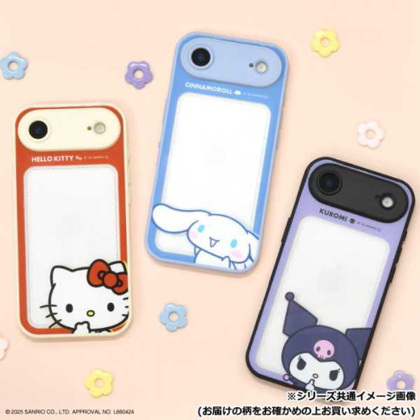 iPhone Air ケース シナモロール IIIIfit プランプフレーム サンリオ キャラクター スマホケース 耐衝撃 ハイブリッド カバー ストラップホール付き かわいい サンリオ正規ライセンス品