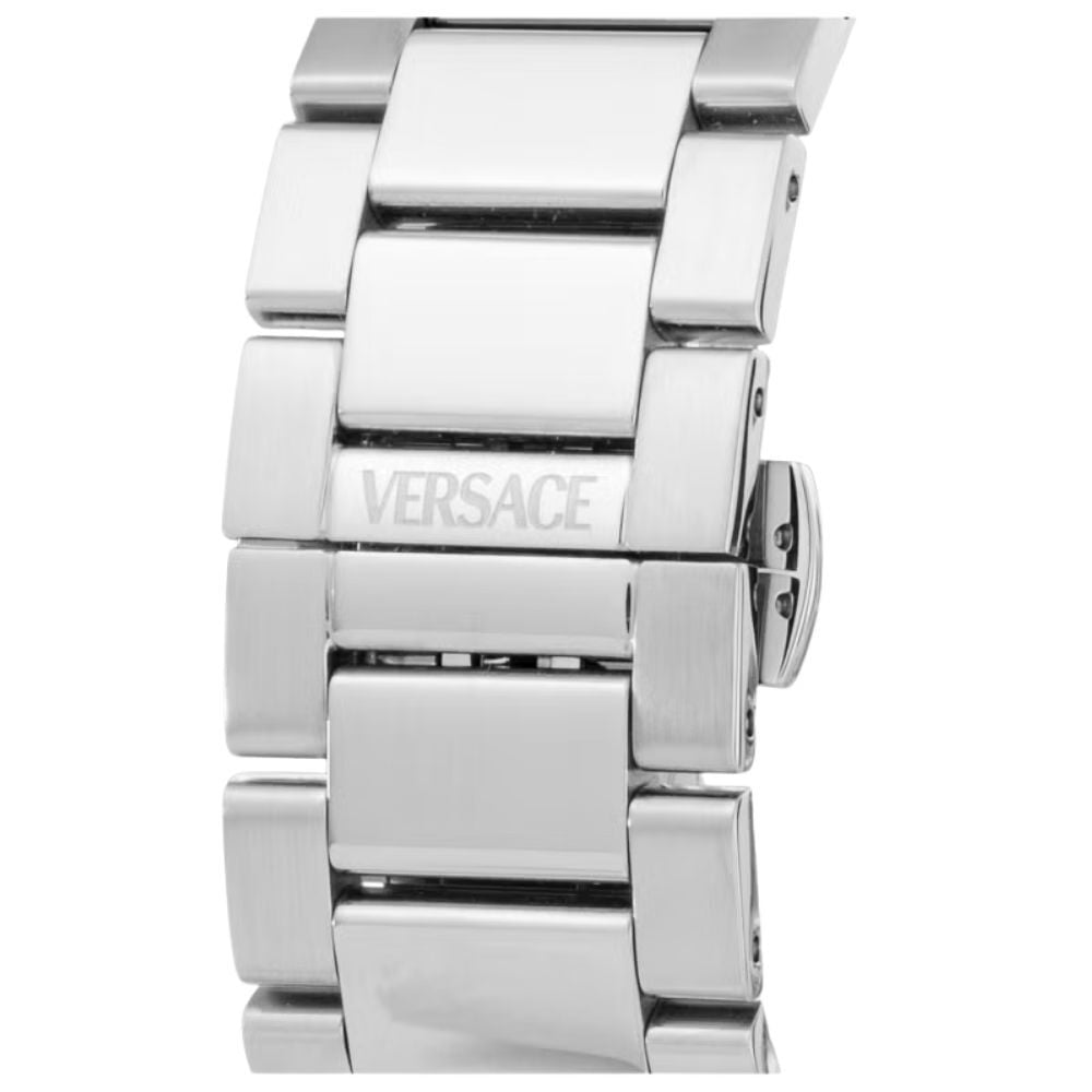 ヴェルサーチェ 腕時計 メンズ グリーン シルバー ゴールド 44mm VERSACE SPORTY TONNEAU GRECA クロノグラフ スイス製 メンズ腕時計 高級 ブランド おしゃれ プレゼント ギフト 卒業 入学 お祝い