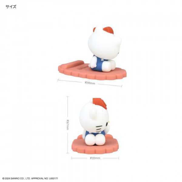 ハローキティ スマホスタンド マスコット 卓上 可愛い サンリオ キャラクター グッズ 雑貨 携帯置き スマホホルダー 動画視聴 シリコン製 おしゃれ プレゼント ギフト サンリオ正規ライセンス品