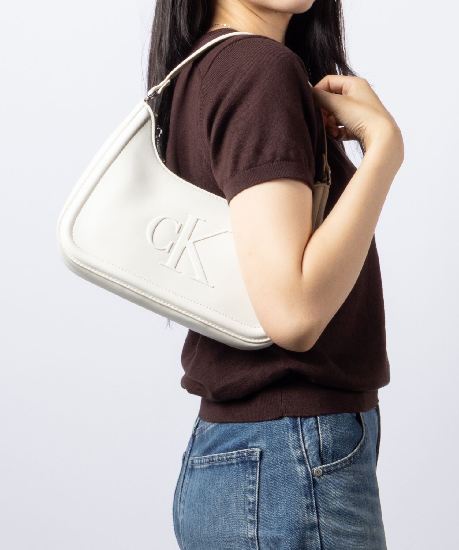 カルバンクライン Calvin Klein BOLD CK SMALL SHOULDER BAG ボールド スモールショルダーバッグ LV04F3230G ハンドバッグ レディース