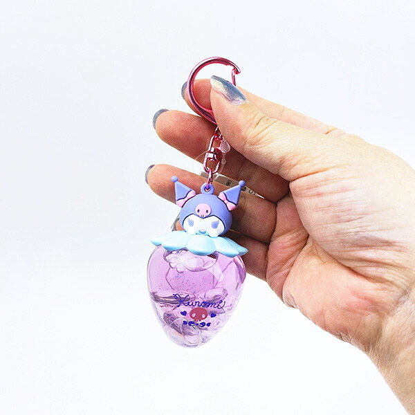 サンリオ クロミ カラフルいちごドームキーホルダー ピンク Sanrio