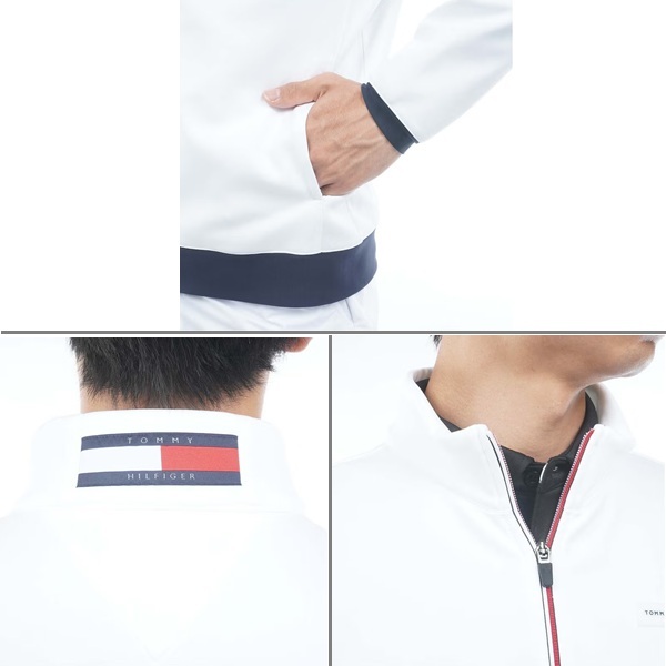 トミーヒルフィガー ゴルフ メンズ スクラムテック スウェットジャケット TOMMY HILFIGER THMA658 2026年秋冬モデル お誕生日祝い お祝い 記念品 お父さん 父の日 彼氏 男性 30代 40代 50代 60代  還暦祝い 敬老の日 人気プレゼント プレゼント