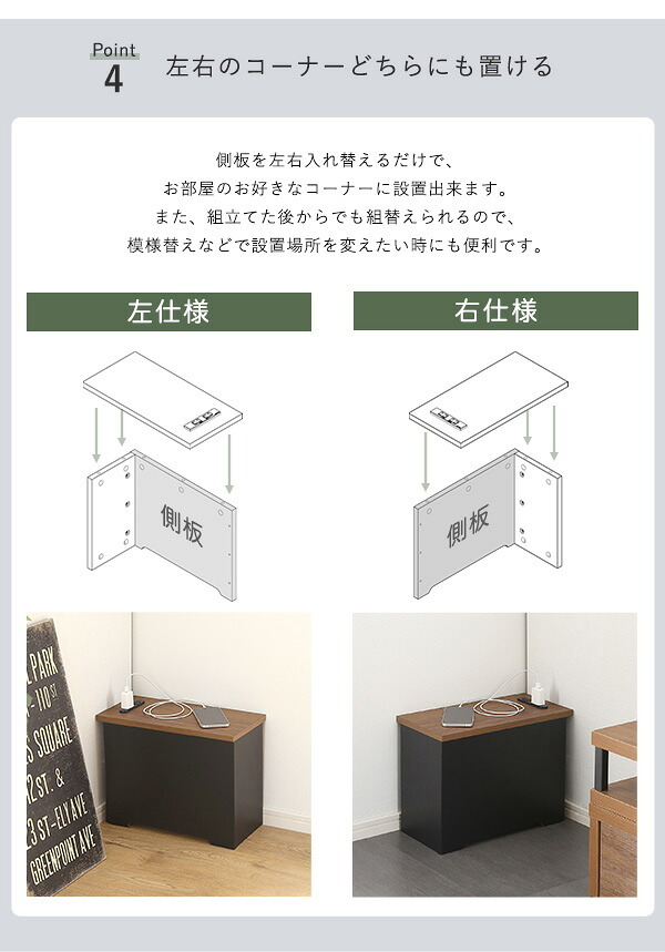 サイドテーブル ルーターボックス 小 RTB-H30 3色対応 収納ボックス 収納ケース ルーター収納 電源タップ収納 コンセント付き サイドテーブル 小物入れ コード入れ ボックス 木製 シンプル おしゃれ コードボックス コード収納 目隠し 配線隠し