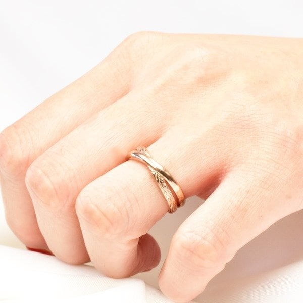 「mirimiri」｜大切な想いを込めたお守りリング | ケース＆ラッピング付 ハワイアンジュエリー クロスリング 単品 ステンレスリング 指輪 刻印 名入れ ハワイアン ジュエリー milimili ミリミリ 「愛しい」 金属アレルギー対応 安い 高品質 記念日 安い 高品質 ホワイトデー お返し アクセサリーギフト ジーラブ 