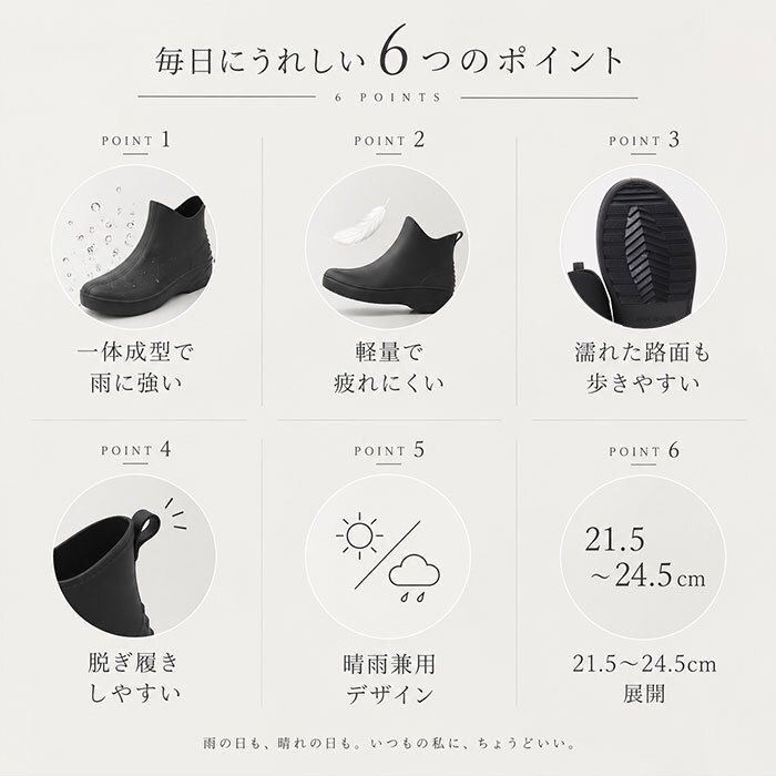 レインシューズ レディース 通販 長靴 ショートブーツ 雨靴 ラバーブーツ 軽量 カジュアル アウトドアブーツ 通勤通学 ガーデニング 靴 ブーツ 歩きやすい かわいい 滑り止め防滑 梅雨対策グッズ おしゃれ