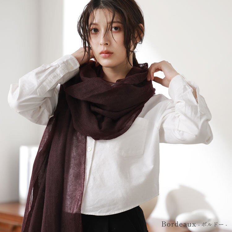 ストール 薄手 大判 春 カシミヤ レディース カシミヤ100％ ガーゼストール Filomo 春 夏 秋 冬 暖かい ガーゼ UVカット 紫外線 やわらか アルバス ペイズリー マフラー ギフト プレゼント 7F (02000141r)